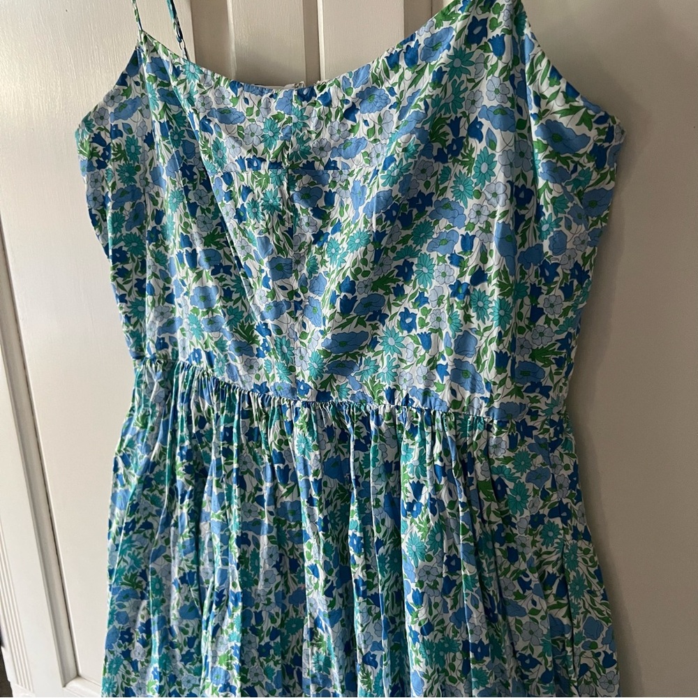 J.Crew A-line midi dress in Liberty Poppy and Daisy floral, Size 6 - Picture 7 of 14